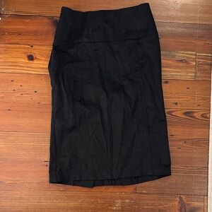Forever 21 Elegant Black Pencil Skirt